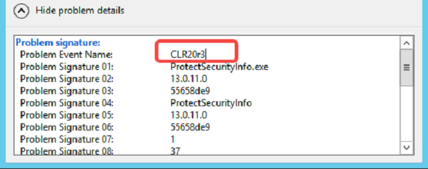 什么是 CLR20r3 錯誤