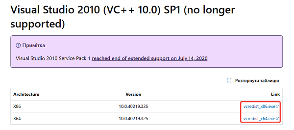 手動安裝 Visual C++ 2010 運(yùn)行庫