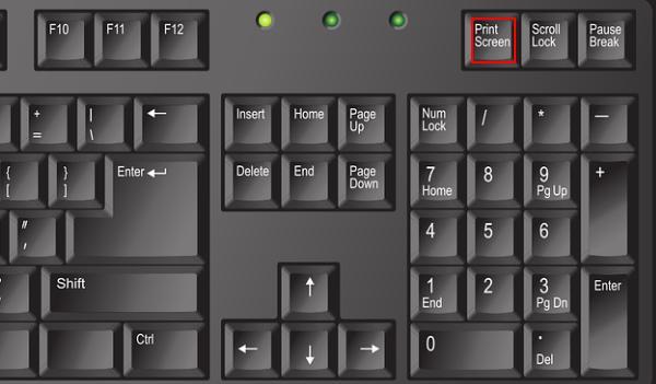 PrintScreen鍵截圖