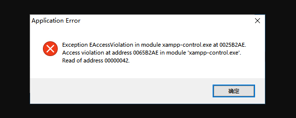 Application Error是什么意思