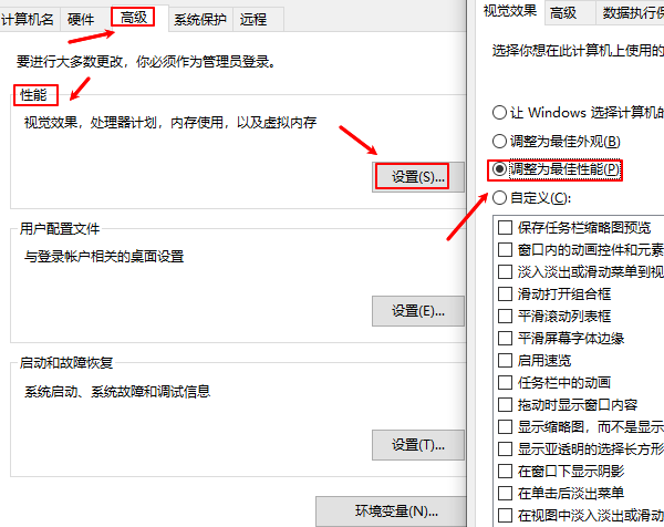 調整為最佳性能