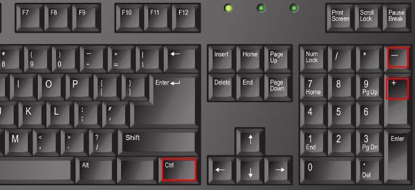 通過(guò)快捷鍵快速放大文字