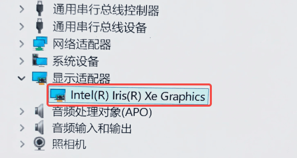 Intel(R) Iris(R) Xe Graphics顯卡