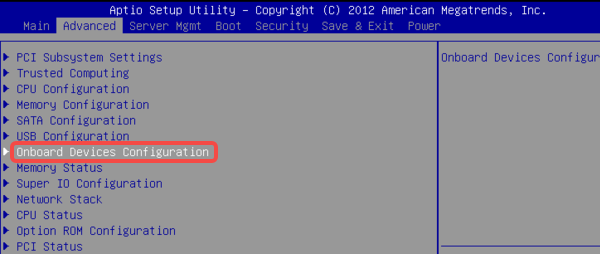 在 BIOS 里禁用不必要的設(shè)備