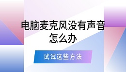 電腦麥克風沒有聲音怎么辦 試試這些方法