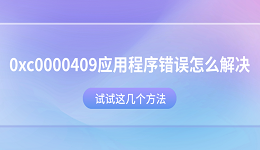0xc0000409應(yīng)用程序錯(cuò)誤怎么解決？試試這幾個(gè)方法