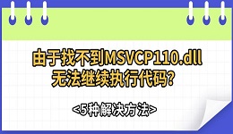 由于找不到MSVCP110.dll無法繼續(xù)執(zhí)行代碼？5種解決方法