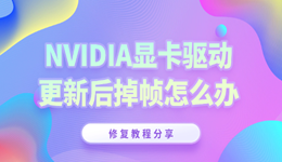 NVIDIA英偉達(dá)驅(qū)動(dòng)更新后掉幀怎么辦 5分鐘教你完成修復(fù)!