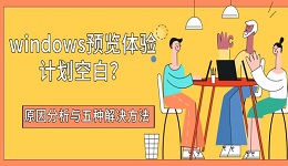 windows預(yù)覽體驗(yàn)計(jì)劃空白?原因分析與五種解決方法